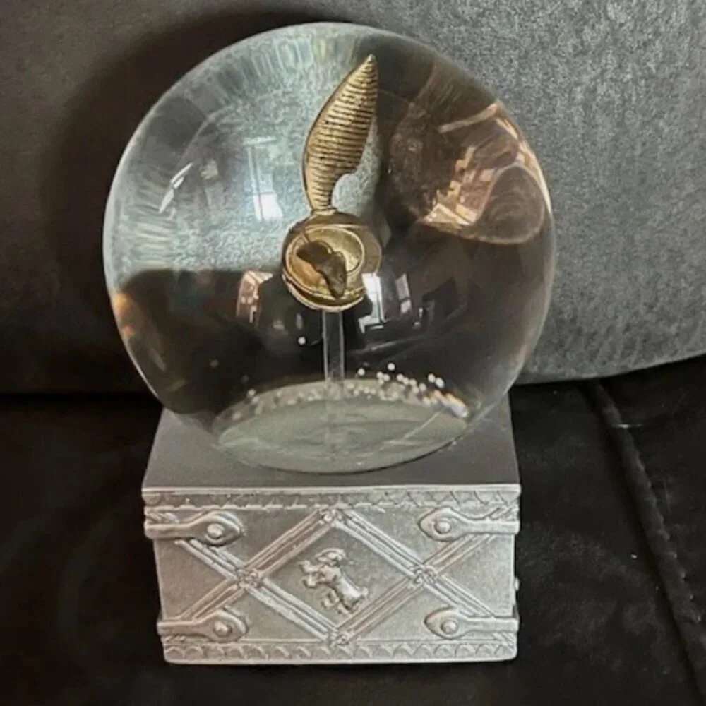 Pottery Barn Harry Potter Golden Snitch Lit Snow Globe